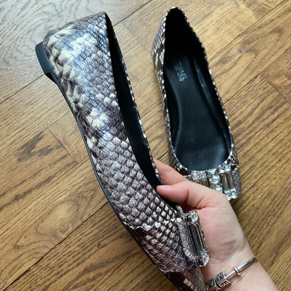 Michael Kors Michelle Flats Python - image 2